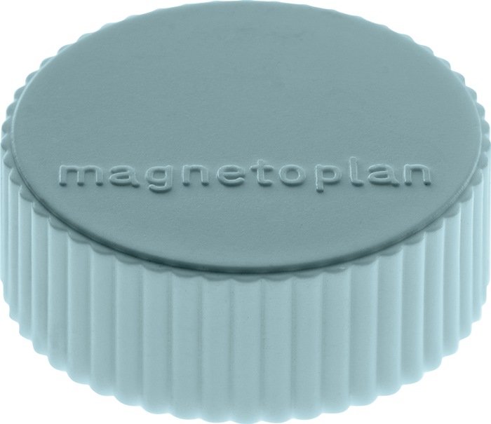 Magnet Super D.34mm hellblau MAGNETOPLAN - Inhalt 10 Stück