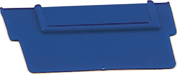 Trennw.f.Regalkasten H.65mm B.120mm PP blau KAPPES
