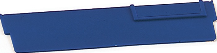 Trennw.f.Regalkasten H.65mm B.240mm PP blau KAPPES